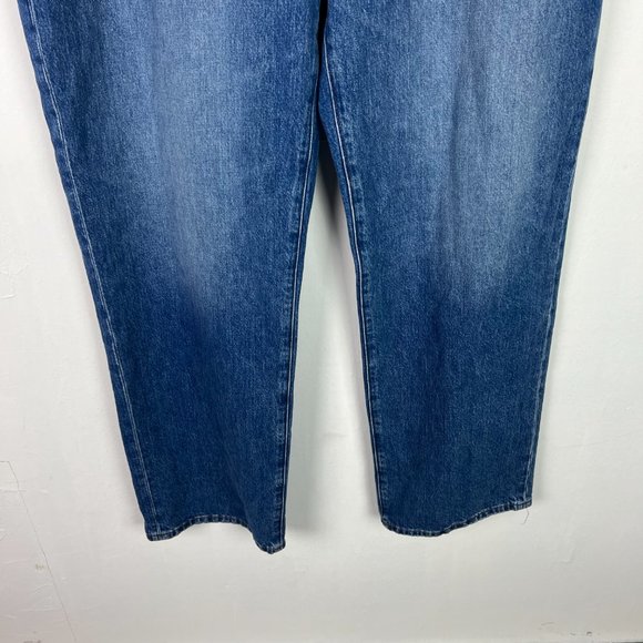 NWT Madewell Tall Low-Slung Straight Jeans Palmina Wash Size 32T 32 TALL NEW - Picture 4 of 12